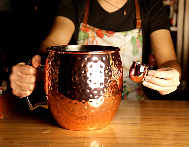 Giant 5L Hammered Moscow Mule Mug