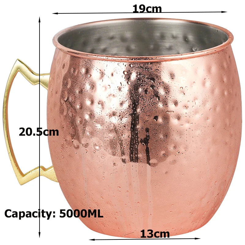 Giant 5L Hammered Moscow Mule Mug