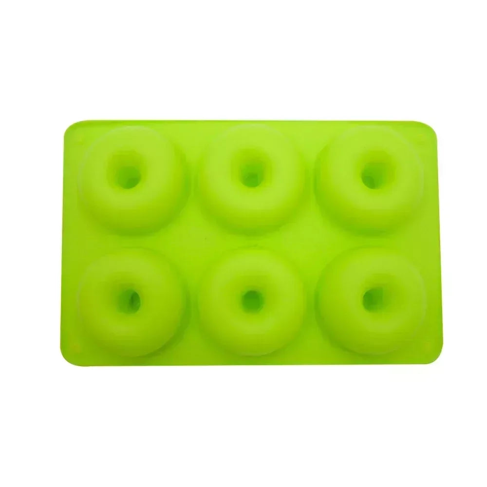 1pc Silicone Donut Mold Heat Resistant Bagels Pan for Baking