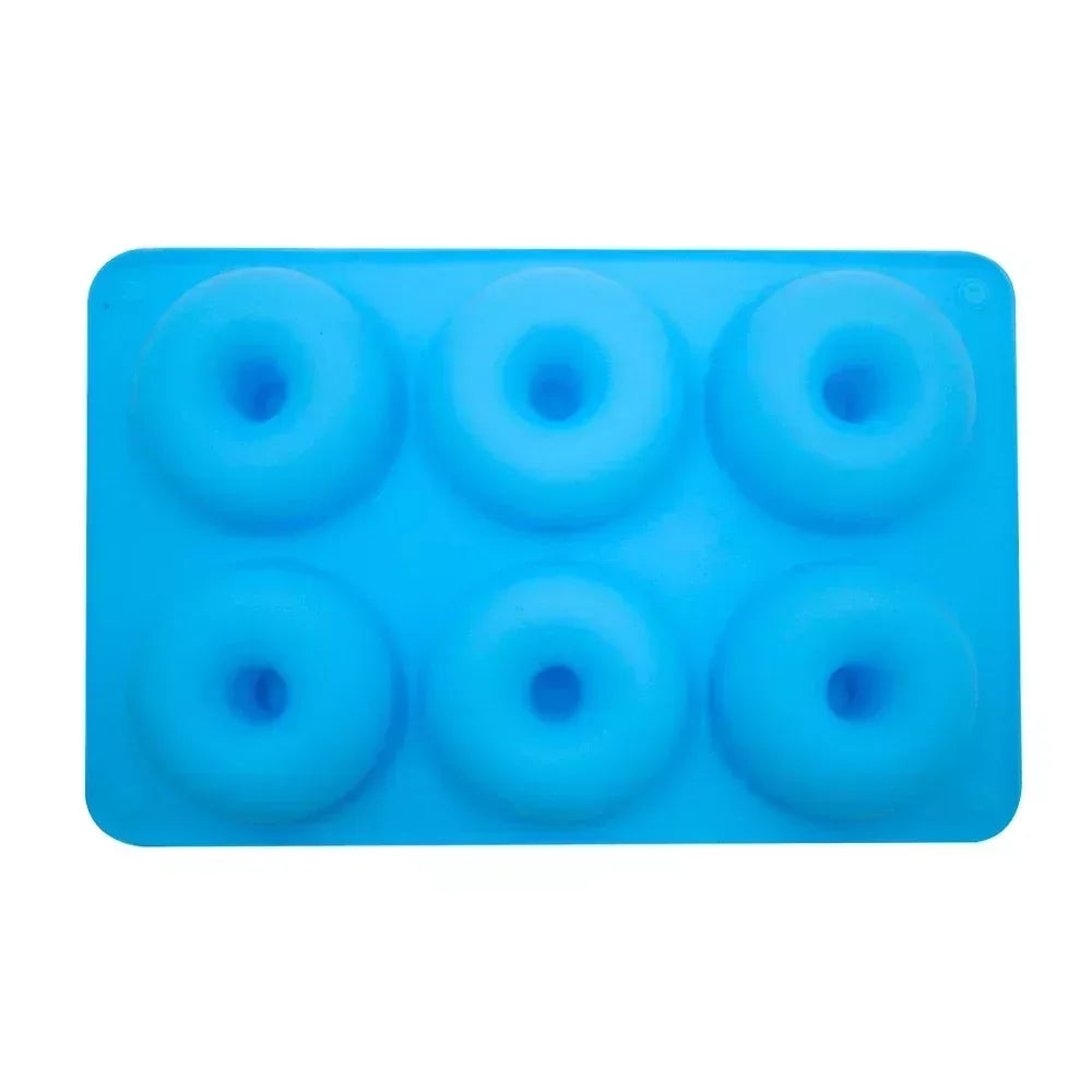 1pc Silicone Donut Mold Heat Resistant Bagels Pan for Baking