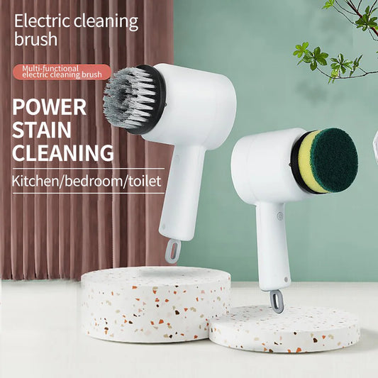 Waterproof Electric Cleaning Turbo Brush